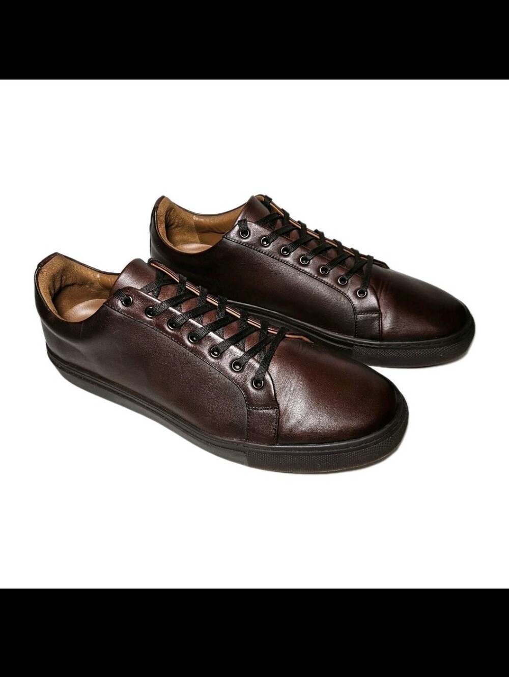 Thursday Boot Co. Men Sz 12.5 Old English Brown Leather Premier Low Top Sneakers - Picture 6 of 13